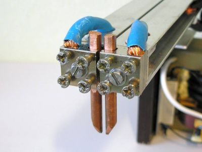 DIY battery tab spot welder