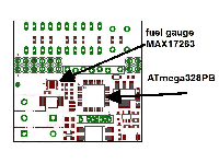 ATmega328PB example with MAX17263 battery fuel gauge