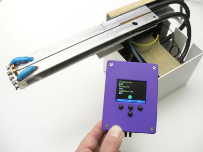 Dual pulse battery tab spot welder controller